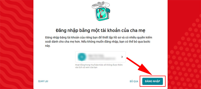 Đăng nhập bằng tài khoản Google